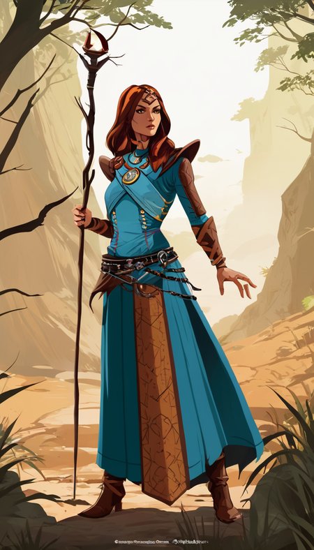 Cinematic scene, hero view, d4s sorceress <lora:diablo_4_sorceress_v0.0.1:1>, action pose, nature, detailed background, masterpiece, best quality, high quality, absurdres, Vector art, Vivid colors, Clean lines, Sharp edges, Minimalist, Precise geometry, Simplistic, Smooth curves, Bold outlines, Crisp shapes, Flat colors, Illustration art piece, High contrast shadows, Technical illustration, Graphic design, Vector graphics, High contrast, Precision artwork, Linear compositions, Scalable artwork, Digital art