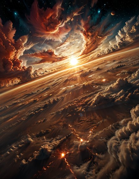score_9, score_8_up, score_7_up, score_6_up, score_5_up, score_4_up, <lora:SW01v1-5pb:1>  sw01p, EFFD02, imagination, epic world, halos of light in the darkness of space, sunset, SE12, rich detailed sky, clouds,