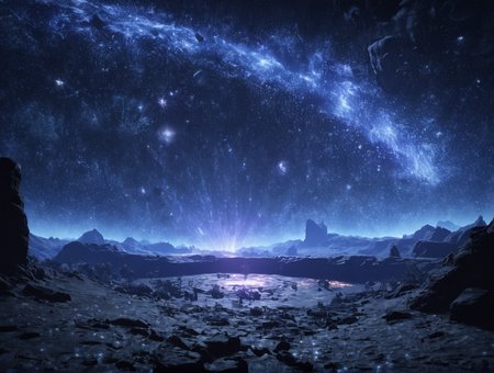 starscourgexl ,scenery with glowing falling stars,awardwinning,masterpiece,((realistic)),128k UHD,octane render,sharp focus,trending on artstation,raw photograpy, <lora:Starscourgexl-step00000357:0.8>,((no humans))