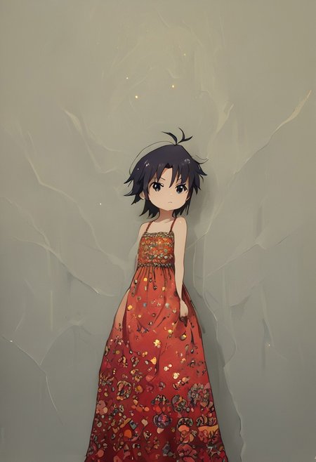 score_9, score_8_up, score_7_up, source_anime, stage lightning, backdrop, kikuchi makoto, sharp_LASCALAE, ultra sharp focus, <lora:500SharpCivitai_Lascalae:1> Kikuchi Makoto, kkcmkt, short hair, black hair, antenna hair, hair between eyes, black eyes, flat chest, small breasts, <lora:KikuchiMakoto_pony_v1:0.9>