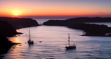((masterpiece)), (realistic), (sunset:1.2), (seascape:1.2), (colorful sky), (seagulls:1.1), (beach:1.1), (waves:1.1), (rocks:1.1), (boats:1.1), (reflection:1.2), (silhouette:1.2), (harbor:1.2), (peaceful:1.1), (serene:1.1), (tranquil:1.1), (calming:1.1), (harmonious:1.2),
The sun was setting over the horizon, painting the sky in a breathtaking array of colors. Shades of pink, orange, and yellow blended together to create a vibrant and colorful sky. Seagulls flew gracefully overhead, their wings casting shadows on the calm waters below. The beach was a peaceful and serene place, with waves gently lapping at the shore. Smooth rocks scattered along the coastline, providing a perfect spot for a quiet moment of reflection. Boats floated in the harbor, their masts creating silhouettes against the colorful sky. The reflection of the sky in the water created a harmonious and tranquil atmosphere. As the sun disappeared below the horizon, the sky turned darker, but the sense of calm remained, leaving a feeling of peacefulness and contentment.