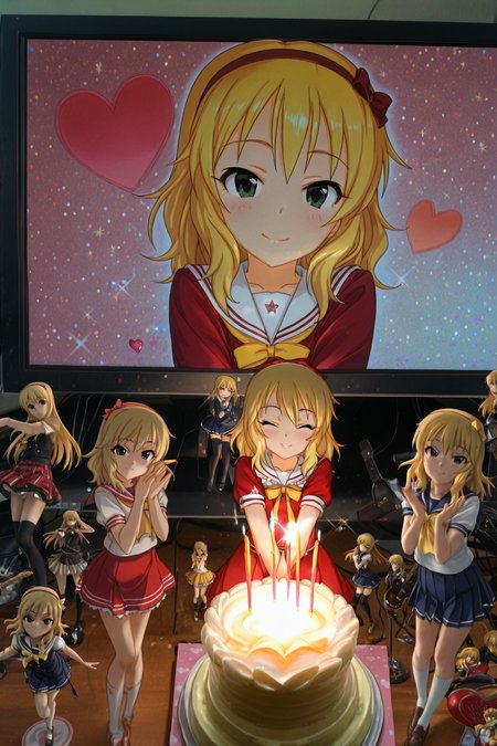 detailed background, shiny skin, posing,
heart, bloom, glitter, sparkle,
<lora:dinnerwaifu.il:1.5>,
dinnerwaifu, 
waifubirthday, figure, 
<lora:deresute.il:1>,
deresute,
momoka,
