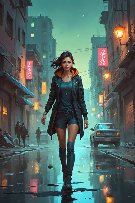 by Ismail Inceoglu and Antonio J. Manzanedo and Dave Dorman in the style of Cyril Rolando and Andreas Franke,  <lora:EnvySeedPaintXL02:1.00>