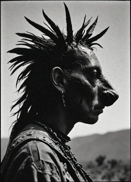 Graciela Iturbide, Emil Melmoth, profile, silhouette, kukeri