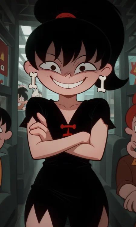 Vicky / Black widow girl (Dexter's Laboratory) | Illustrious