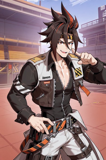 detailed background, shiny skin, posing,
<lora:zenless.il:1>,
zenless,
anton, 
jacket, long sleeves,
