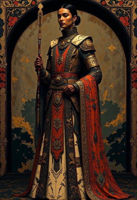 “You shall have a staff of carved ivory, and two hundred maidens shall serve your wants."