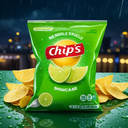 (chips bag showcase) <lora:56_chips_bag_showcase:1.1>
Lime background,
high quality, professional, highres, amazing, dramatic,
(Futuristic cityscape and neon lights and rain:0.5),