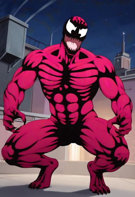 Carnage "1994" (Spider-Man The Animated Series) [Illustrious/Pony]