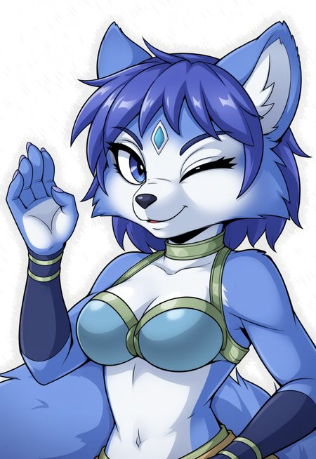 qwen Image Krystal Star Fox LoRA