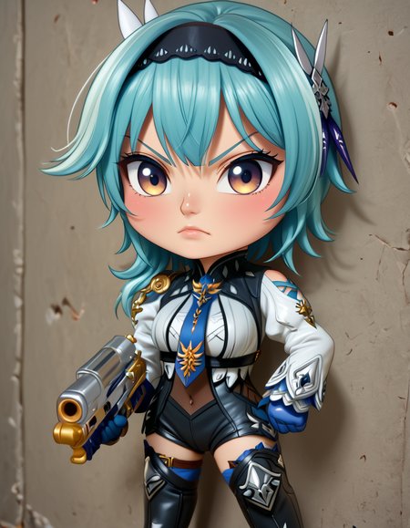 score_9, score_8_up, score_7_up,
eula,solo, holding ranged weapon, detailed realistic beretta 92, 
hiding behind a wall, sneaky,kneeled,
((chibi)),
serious, focused,
<lora:firearm_enhancement:0.9>