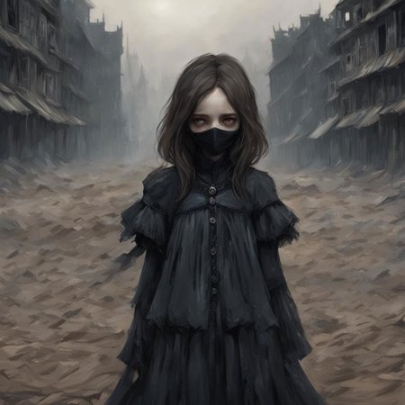 (((Ultra detailed, Megapixel)))
1girl, (((holding out a sign with number "THOU*ART*LOST"))), by charlie bowater and dan mumford and trevor Brown, hands, terror, gloomy, dark, blank face, no face, wasteland background, no mouth, no eyes, long hair