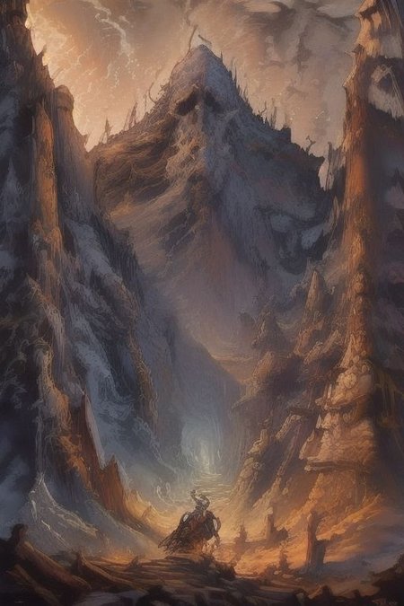 ((Masterpiece)),  hall of the mountain king, throne room, the dead dwarf king, trending on artstation, perfect composition, rule of thirds, golden ratio, cinematic lighting,