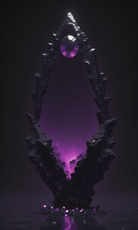 faceted amethyst gemstone with a deep purple hue reflecting light beautifully. The gem is set against a dark background highlighting its intricate facets and rich color., <lora:- iLL -PdJ_highres_counterweight_V1.0-step00004500:.8>,  <lora:dark-moody-ill:0.8>  <lora:- iLL - the_edgy_mech_V2.0-step000013500:0.4>   <lora:Illustrious:0.4> <lora:- iLL - depth_offset_combined_V1.0-step00002000:.8>