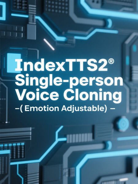 IndexTTS2 Single-person Voice Cloning (Emotion Adjustable)