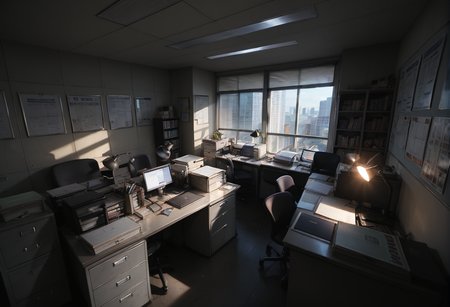 ,ruanyi0945,office,indoors,
sunlight,<lora:0945 police office_v1_pony:0.8>, score_9,score_8_up,score_7_up,,8k,1girl,solo,,