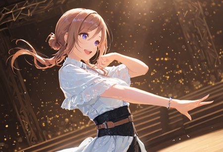 sketch style, detailed shadowy lines, colours, strong visual flow , atransparency and melancholic atmosphere, very awa, klskx, gakumas, 1girl, solo, rinami , happy, stage, upper body,sky, cloud,  BREAK styling pose, fashion pose, sexy posing, dynamic angle, abstract, abstract background, stunning environment, bloom, soft lighting,  extremely cinematic lighting, luminous bright design, glowing , subsurface scattering, atmospheric BREAK perfect details, masterpiece,best quality, ultra-detailed, best illustration, best shadow, absurdres, very aesthetic, detailed background,