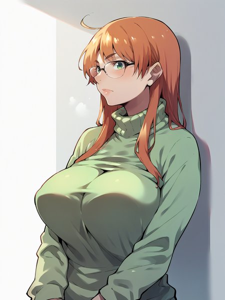 score_9, score_8_up, score_7_up, score_6_up, score_5_up,  <lora:tetrodotoxinXLP:1> tetrodotoxin, large breasts, 1girl, sweater,