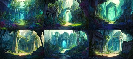 (otherworldly, otherworldly atmosphere, otherworldly appearance), highly insanely detailed, masterpiece, top quality, best quality, highres, 4k, 8k, RAW photo, ((ancient egyptian theme:1.2)), 
(mystical theme), mystical gatmosphere, arcane sanctuaries, otherwordly aura, 
(long_hair, long hair, random colors hair, glowing hair, hair over one eye, long messy hair), 
(eyelashes, eyeliner, eyeshadow, eyelashes, long eyelashes), 
collar, earrings, jewelry, necklace, armlet, 
tentacle, (underwater), nsfw, 
Homestay, Resort, Guest House, 
building, structure, still life, swirling energy, 
action pose, 
drunk, closed eyes, 
abandoned building, shopping mall, overgrown with vegetation, [volumetric fog], cinematic lighting, colorful, 
cinematic lighting, fashion photography, ambient lighting, overgrown ruins of a settlement on the plains of a magical fantasy world, FanRu, <lora:FantasyRuins-10:0.8>, epiCPhoto, (fantasy world)