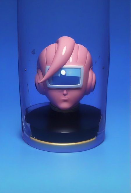 (1girl, solo, , , mikus-amogus, no eyes, blue glass, FMAJIN, TenMic10:1.3),zPDXL3,SimplePositiveXLv2, detail1eye, looking at viewer