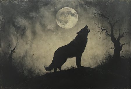 serenade of a (lonely:1.1) crying smiling wolf quivering under a cold blanked mourning a fallen friend, beautiful melancholic (solo:1.1) concert, depressive tears of silver, (sad:1.3) lines of a mountain mirror, (howling:1.3) at a sky beyond,  moon, bittersweet faithful night,  <lora:- SDXL - vanta-black_contrast_V3.0:0.8> <lora:Moody__Time:0.7>,  <lora:Desolation:0.5>