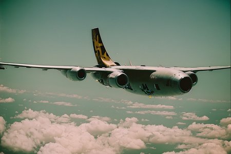 photo of nuclear bomb flying above the clouds, (((vintagehelper))), depth of field, bokeh, wide angle