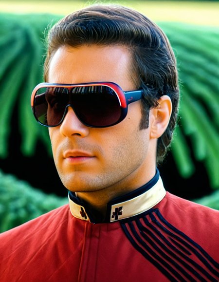 UHD, 8K, ultra detailed, highly realistic photo of UHD, 8K, ultra detailed, highly realistic photo of  man wearing sunglasses with red  uniform  ,OverallDetailXL <lora:VTVSeries_SDXL_v1:1>