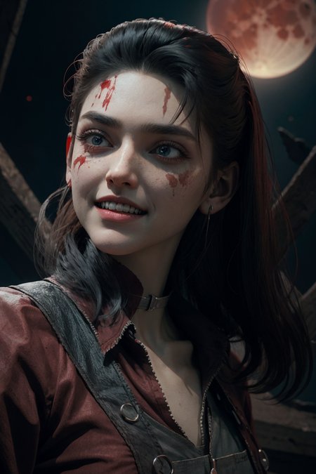 scary vampire nurse. blood moon. volumetric light. pointy teeth. bloody face. overalldetail-detail_++_-_overall_detail , kkw-skin-det-all_checkpoint_skin_detail_-_skin_detail_v1.0, <lora:hipoly_3dcg_v7-epoch:0.7>