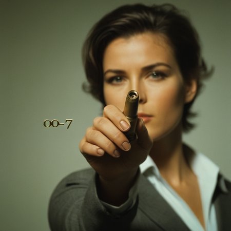 analog film photo of  <lora:James Bond 007 style:0.9> detailed sharp image of
a person holding a bullet with the word oo7 written on it,1girl,solo,blurry,close-up,realistic , dramatic light, dramatic shadow light, contrast, cinematic color, cinematic look, filmic, realistic, realism, perfection, perfect, Kodak, Kodak film, movie still, spy film, action themed, espionage, James Bond style, James Bond film style, 007 style, 007 film style, faded film, desaturated, 35mm photo, grainy, vignette, vintage, Kodachrome, Lomography, stained, highly detailed, found footage