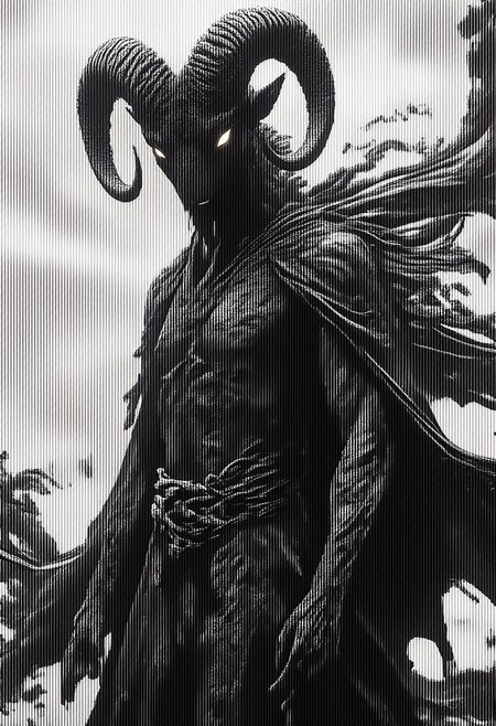 <lora:Majicflus_dark_fantasy_fg:0.75> <lora:optical illusionvertical lines:1.00> <lora:Majicflus_red_chimeng:0.60> <lora:dark-fantasy-flux:0.30>
