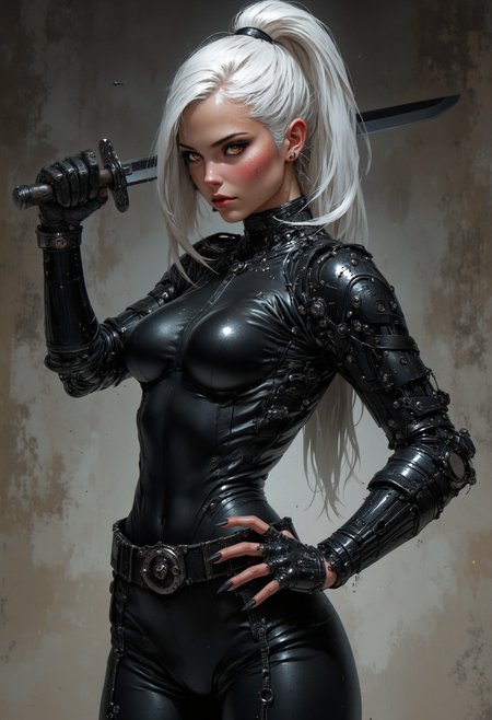 concept art cybernetic style facial scar tissue
<lora:CPA:0.7><lora:aidmaFluxPro1.1Stylev0.2:0.3> aidmafluxpro1.1 <lora:FluxMythV2:0.7> . futuristic, technological, cybernetic enhancements, robotics, artificial intelligence themes . digital artwork, illustrative, painterly, matte painting, highly detailed