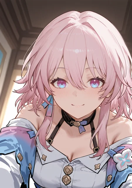 <lora:myutosty:1>,myutosty,
1girl,looking at viewer,march 7th \(honkai: star rail\),