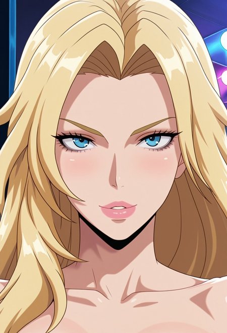 MASTERPIECE, AMAZING QUALITY, HM2K, PORTRAIT, 1GIRL, BLONDE HAIR, LONG HAIR, STRIP CLUB