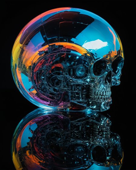motor, transparency, reflections,  gigantic, holography, intense color, Gothic, <lora:add-detail-xl:1.0>,  <lora:xl_more_art-full_v1:0.5>