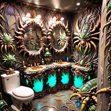 monsterworld, masterpiece,high resolution,detail,
interior,bathroom,
 <lora:monster_world-xl-10:0.8>