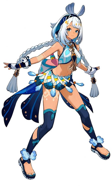 (SDXL | SD1.5) Lora-玛拉妮-Mualani-原神 Genshin Impact-MIHOYO Collection 米家全家桶系列