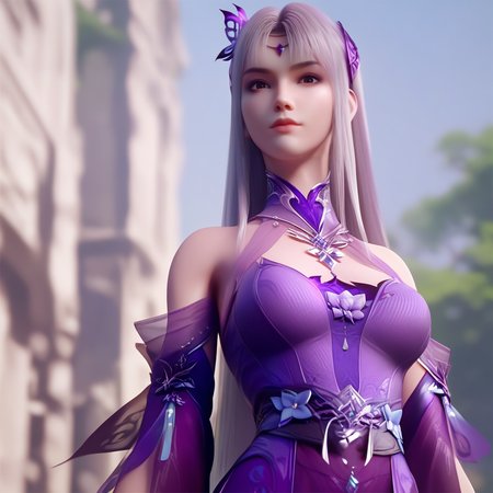 <lora:ponyxiaoyixian1v:1>,score_9,score_8,score_7_upï¼xiaoyixian, 1girl,purple dress