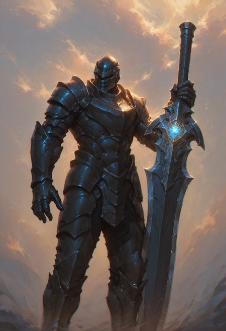 (score_9_up, score_8_up:1.2), score_7_up, shardblade, shardplate, black armor, (greatsword), glowing gems, helmet, <lora:Shardplate__Shardblade:0.6>, <lora:aesthetic:4>, <lora:great_lighting:4>, <lora:RMSDXL_Enhance:2>, <lora:RMSDXL_Creative:1>, <lora:xl_more_art-full_v1:0.5>