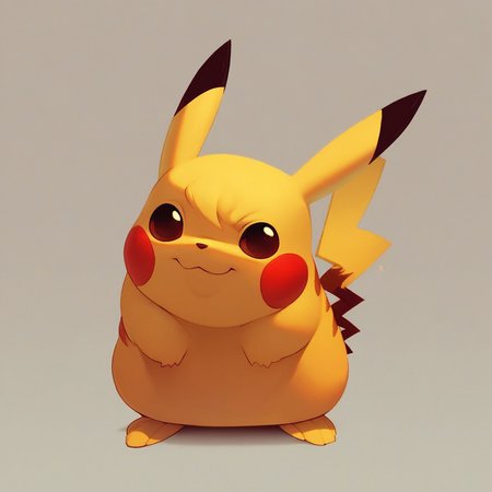score_9, score_8_up, score_7_up, score_6_up, score_5_up, score_4_up, 2d, flat art,  no humans, feral Pikachu
