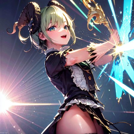 masterpiece, best quality, photorealistic, 3D, shiny_skin, shiny_hair, dynamic angle, beautiful detailed glow, HDR, Rembrandt lighting, colorful refraction, lens flare, bloom, film Reflection, chromatic aberration, light diffusion, public indecency, cowboy shot, deep meaning, physically-based rendering, bright, vibrant, intricate, 1girl,sekisiro miko,<lora:sekisiro miko:1.0>,  :d