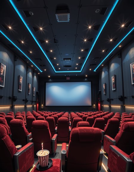modern movie theater pony