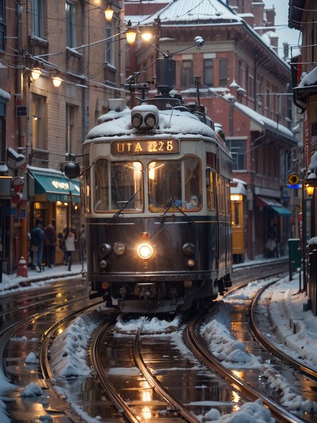snow, tram, street, (masterpiece),((ultra-detailed)), (highly detailed CG illustration),(expressionless), (best quality:1.2), High quality texture, intricate details, detailed texture, High quality shadow, Cinematic Light, Depth of field, light source contrast, perspective,20s, (ulzzang-6500-v1.1:0.5), <lora:epi_noiseoffset2:1>, <lora:add_detail:0.8>,